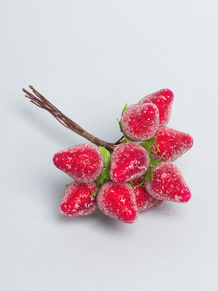 Малина засахаренная на проволоке 10шт 2,2х3х11см К