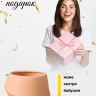 Кашпо керамика 15,5х15,5х9,4см TX5360001 периковый Кашпо керамика 15,5х15,5х9,4см TX5360001 периковый