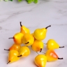 Груша на проволоке 3см 12шт. I030552 желтая