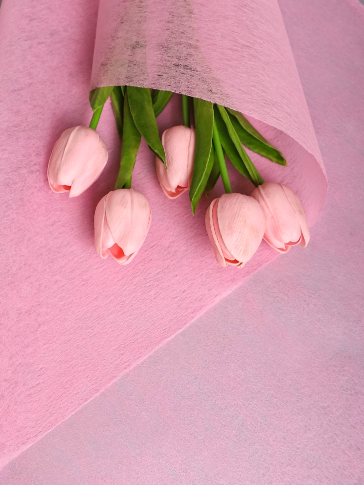 Фетр К 50см х 15м розовый Фетр К 50см х 15м розовый