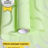 Пленка матовая Премиум 60см х 10м Волна прозр/фисташковый Пленка матовая Премиум 60см х 10м Волна прозр/фисташковый