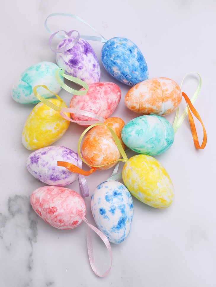 Подвеска Яйцо набор из 12шт 5х3см микс