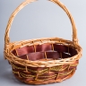 Корзина плетеная (ива) 32х24х32см L-28-4 коричневый