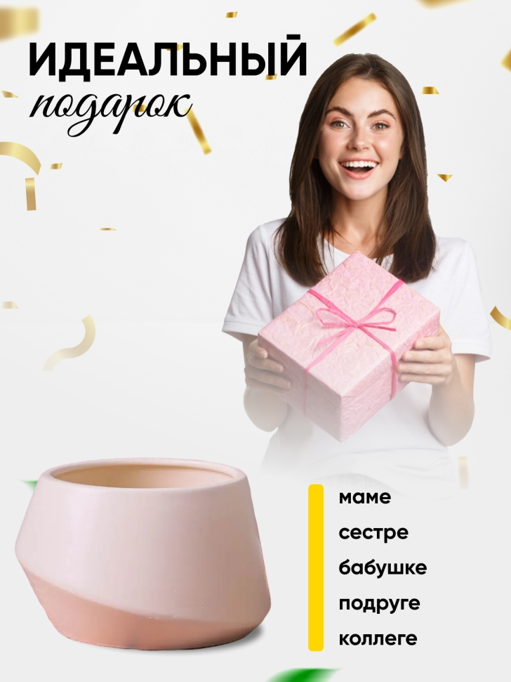 Кашпо керамика 15,5х15,5х9,4см TX5360001 кремовый Кашпо керамика 15,5х15,5х9,4см TX5360001 кремовый