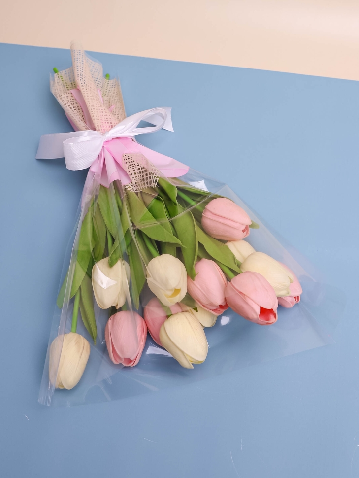 Пакет цветочный Конус 35/40 Сюрприз мокко/розовый жемчуг 50 шт Пакет цветочный Конус 35/40 Сюрприз мокко/розовый жемчуг 50 шт