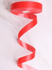 Лента простая матовая 2/100 К красный