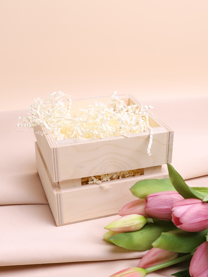 Ящик Флора H10,5х15х15см №10 натуральный