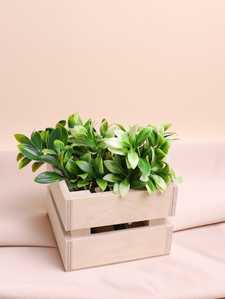 Ящик Флора H10,5х15х15см №10 натуральный