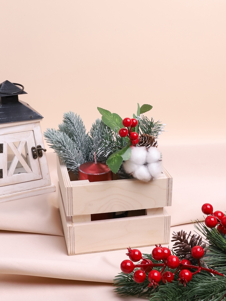 Ящик Флора H10,5х15х15см №10 натуральный