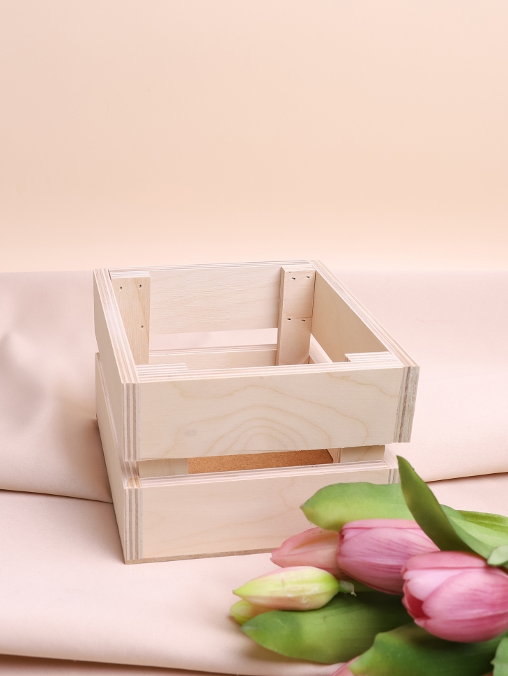 Ящик Флора H10,5х15х15см №10 натуральный