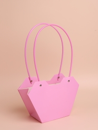 Сумочка для цветов 23,5х12,5х9см розовый яркий