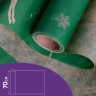 Бумага крафт 40г/м2, 70см x 10м, Олени зелёный Бумага крафт 40г/м2, 70см x 10м, Олени зелёный