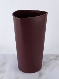 Ваза гладкая H42хD24/18,5см пластиковая 2004 винный
