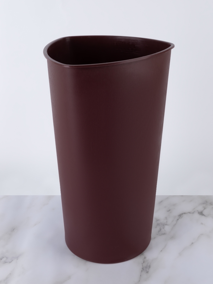 Ваза гладкая H42хD24/18,5см пластиковая 2004 винный Ваза гладкая H42хD24/18,5см пластиковая 2004 винный