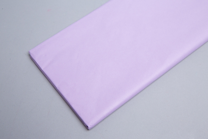 Бумага тишью  50х66см,10 лист. сиреневый