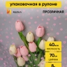 Пленка цветная Маргаритки 70см розово-салатовый Пленка цветная Маргаритки 70см розово-салатовый