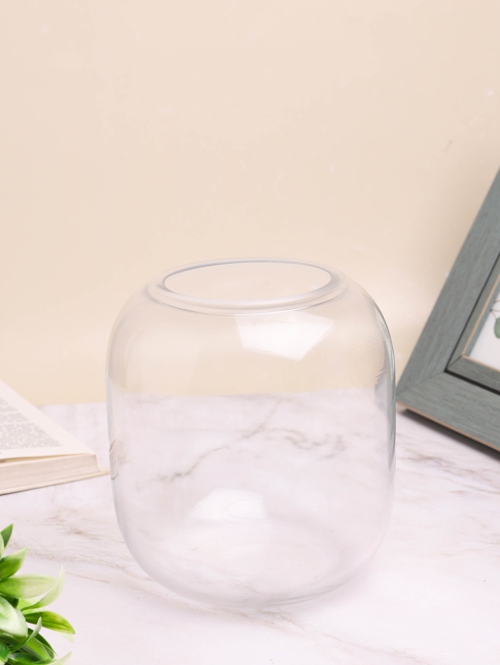 Ваза стекло h17,5 d10,5см К 171 прозрачный Ваза стекло h17,5 d10,5см К 171 прозрачный