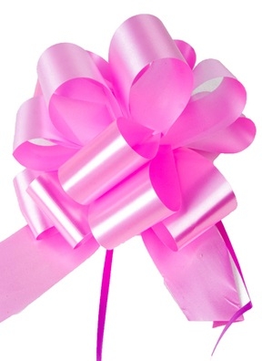 Бант шар простой 50, 10шт. розовый Бант шар простой 50, 10шт. розовый