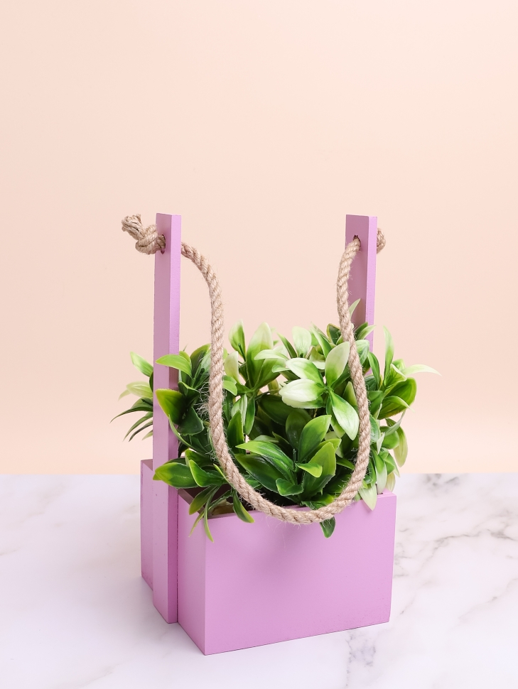 Ящик Флора H23/8,3х12,5см № 7 сиреневый