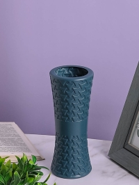 Ваза пластиковая H20,5 х D9х8,8см AS3525 синий