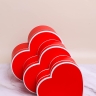 Коробка Сердце набор из 3шт 28,3х25,8х13,5см с окантовкой красный Коробка Сердце набор из 3шт 28,3х25,8х13,5см с окантовкой красный