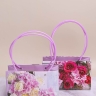 Сумочка пластик для цветов 22х10,5х13,5см 779 букет