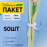 Пакет цветочный Конус 12,5х4х45 на 1цветок Nice сливочный/золото 50 шт Пакет цветочный Конус 12,5х4х45 на 1цветок Nice сливочный/золото 50 шт