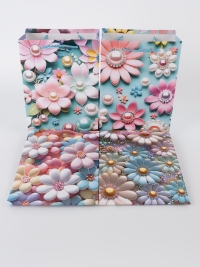 Сумочка Цветы 728-001 18х24x8,5см микс