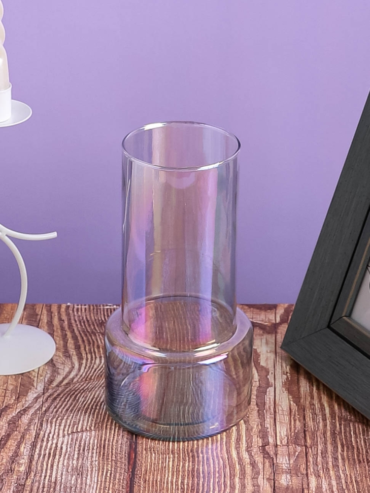 Ваза стекло Трубка H20 D10,5см К прозрачный