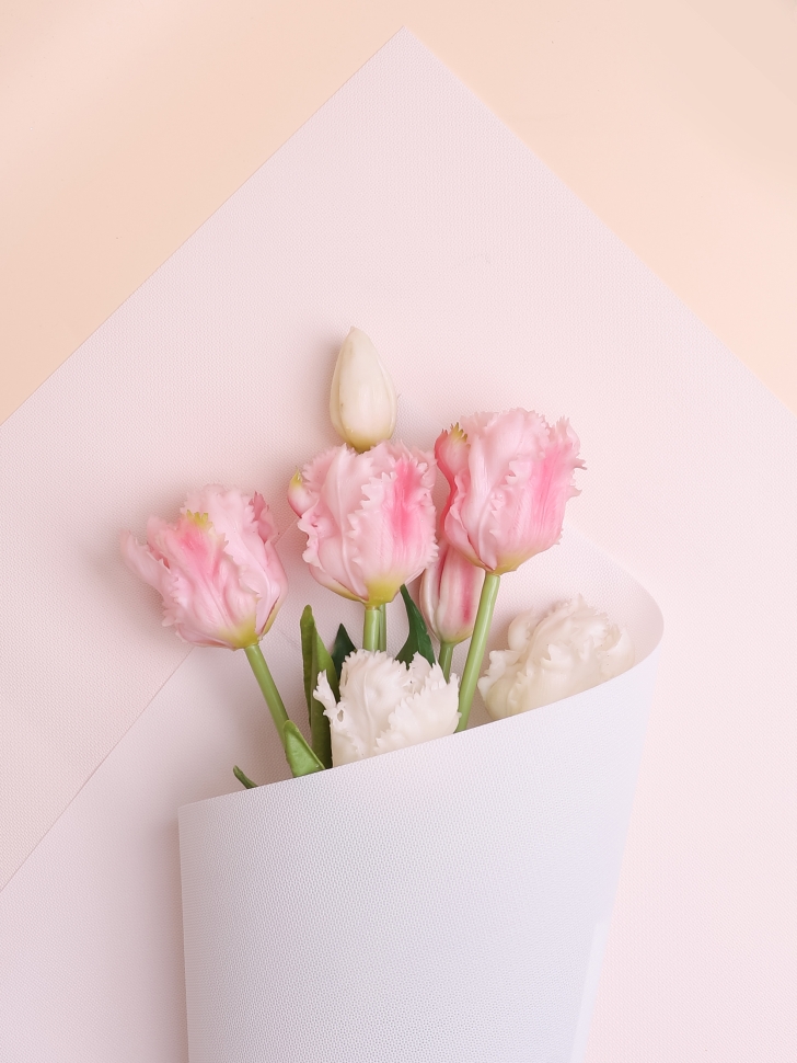 Пленка суфле 58смх58см 20листов белый Пленка суфле 58смх58см 20листов белый