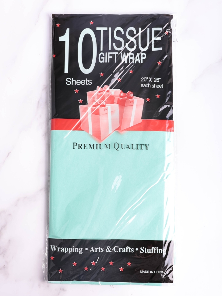 Бумага тишью 50х66см,10 лист. салатовый Бумага тишью 50х66см,10 лист. салатовый