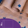 Бумага крафт 40г/м2, 70см x 10м, Звезды, синий/серебро Бумага крафт 40г/м2, 70см x 10м, Звезды, синий/серебро
