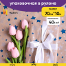 Бумага крафт 40г/м2, 70см x 10м, Звезды, синий/серебро Бумага крафт 40г/м2, 70см x 10м, Звезды, синий/серебро