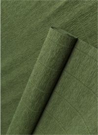 Бумага гофрированная простая, 180гр 17А/8 оливковый