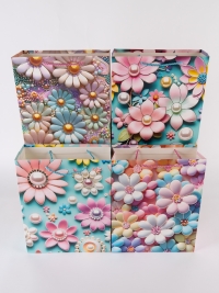 Сумочка Цветы 728-002 26х32x10см микс