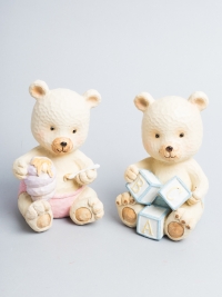 Фигурка Мишка 12х9,5х15см микс