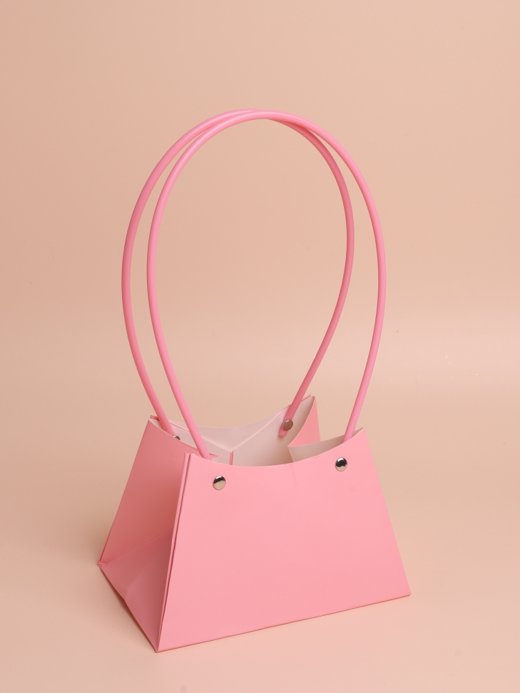 Сумочка для цветов 17х12х11,5см розовый Сумочка для цветов 17х12х11,5см розовый