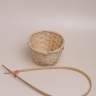 Корзина плетеная бамбук D13x9.5/28см натуральная Корзина плетеная бамбук D13x9.5/28см натуральная
