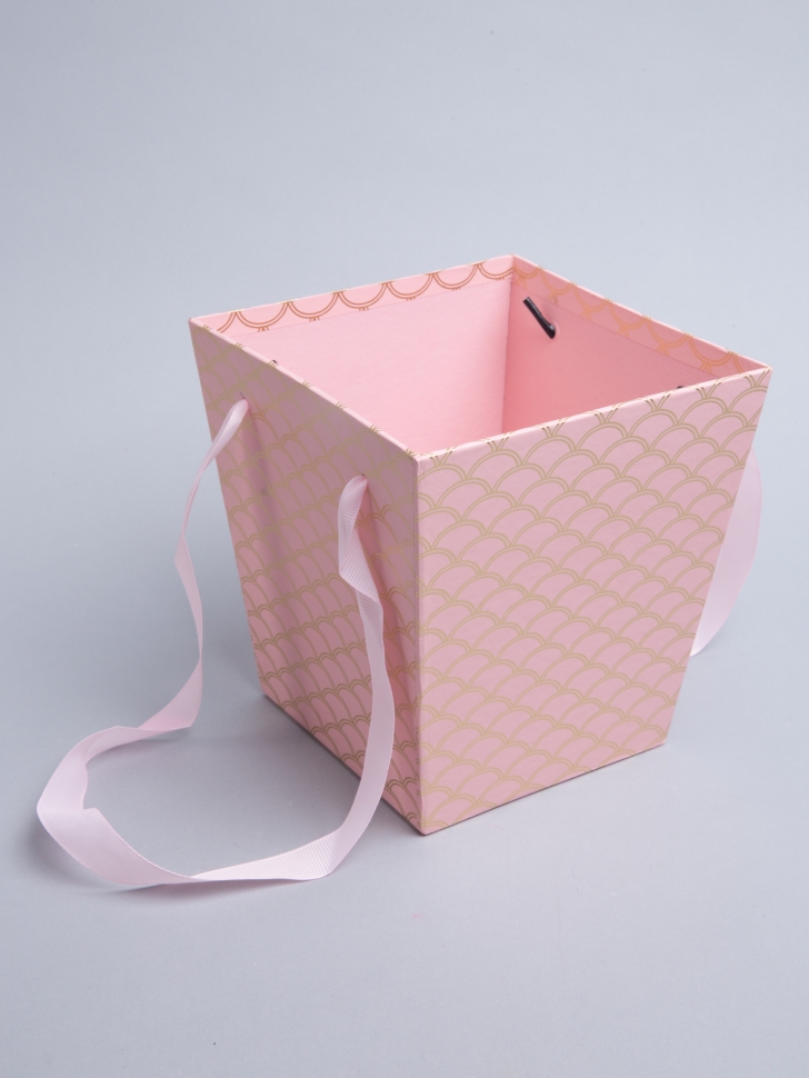 Коробка для цветов Трапеция 17см x17см x18см W9333-12