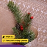 Бумага крафт 40г/м2, 70см x 10м, Орнамент белый