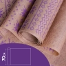 Бумага крафт 40г/м2, 70см x 10м, Орнамент сиреневый темный Бумага крафт 40г/м2, 70см x 10м, Орнамент сиреневый темный