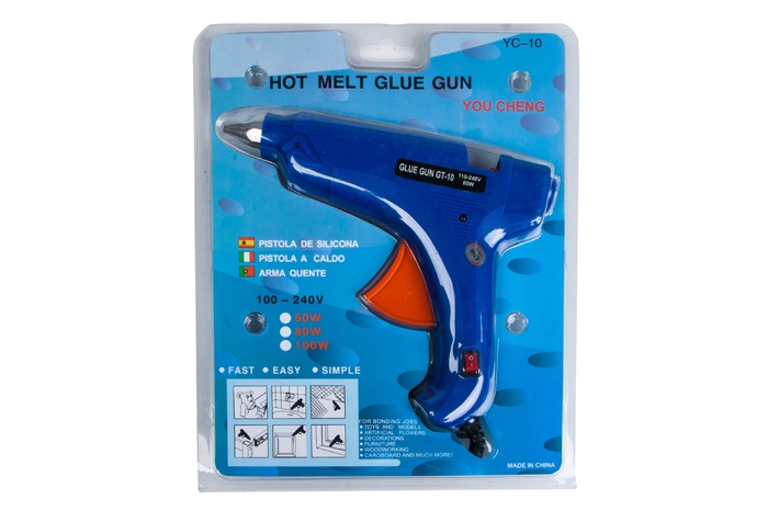 Клеевой термопистолет d11мм  с переключателем GLUE GUN GT-10