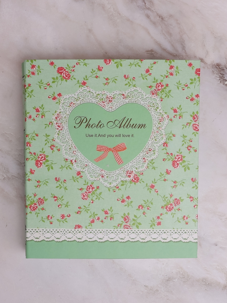 Фотоальбом 13х18см 6179, 80 фото зеленый кат 2