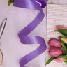 Лента атласная 24мм х 25ярд лиловый