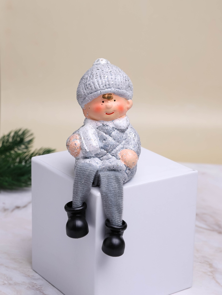 Фигурка декоративная НГ 6,5х5,5х15 Девочка/мальчик микс Фигурка декоративная НГ 6,5х5,5х15 Девочка/мальчик микс