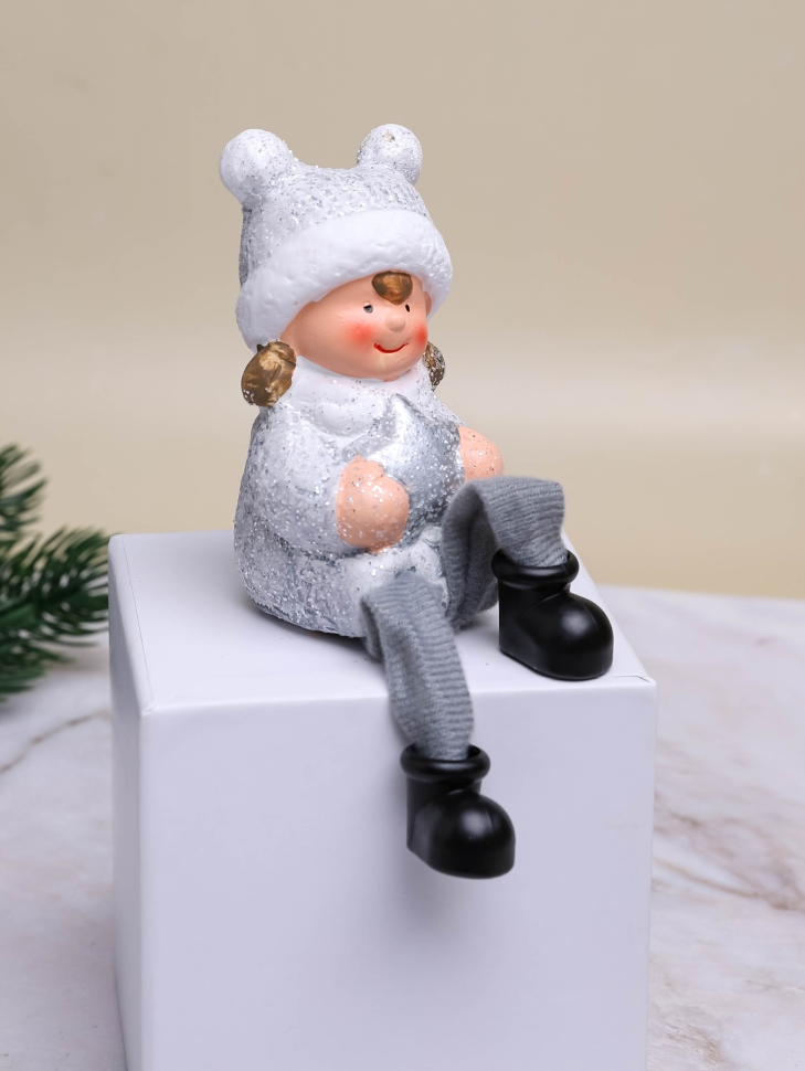 Фигурка декоративная НГ 6,5х5,5х15 Девочка/мальчик микс Фигурка декоративная НГ 6,5х5,5х15 Девочка/мальчик микс