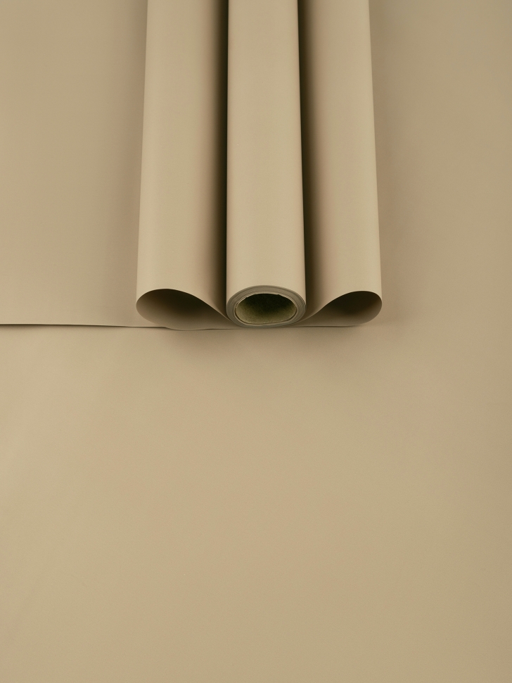 Пленка матовая  Пастель 58см х 10м на втулке, капучино