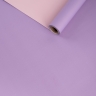 Пленка матовая  60мкм 58см х 10м Двухсторонняя сиреневый/ розовый светлый К