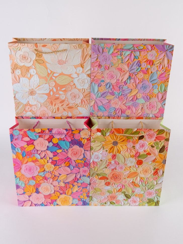 Сумочка Цветы 728-005 25х32x10см микс