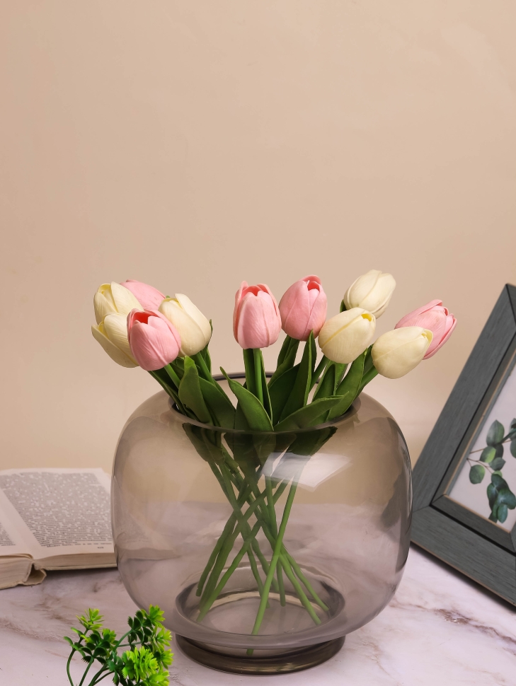 Ваза стекло h20 d23см К 300